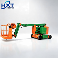 Plateforme élévatrice télescopique articulée 4x4 hydraulique à moteur diesel HXT, hauteur de travail sur chantier de 12 m, capacité de 230 kg