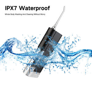 Ricaricabile filo d'acqua senza fili portatile elettrico irrigatore dentale con 3 ugelli Smart a getto d'acqua per la pulizia profonda dei denti - Product Image 4