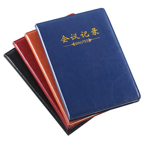 Libreta de Actas de Reuniones Nobumoto, Imitación de Cuero, Encuadernación con Hilo, 100-200 Páginas, Uso en Oficina y Negocios - Product Image 2