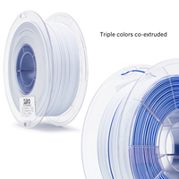 Filament PLA mat tricolore ZIRO de qualité professionnelle, 0,75 mm, bobine de 1 kg, filament d'imprimante 3D écologique