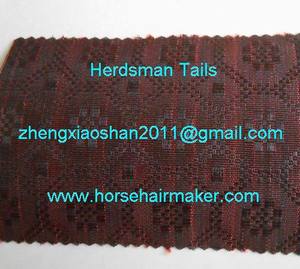 TELAS DE PELO DE CABALLO ANCHO DE 27 "TEJIDOS DE PELOS DE <span class=keywords><strong>COLA</strong></span> DE CABALLO REAL e HILOS DE POLIÉSTER A MANO para <span class=keywords><strong>TAPIZAR</strong></span> MUEBLES ANTIGUOS - Product Image 5