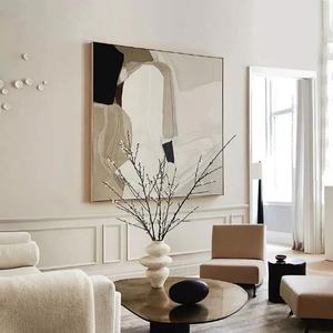 Vente en gros d'art sur toile texturée 3D, décoration murale pour salon, œuvre d'art sur toile artisanale, design d'intérieur pour la maison, décoration commerciale - Product Image 1