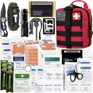 Nuovo design Outdoor Tools Kit di sopravvivenza Kit di pronto soccorso SOS Ifak EMT Molle Pouch campeggio escursionismo caccia con forniture mediche