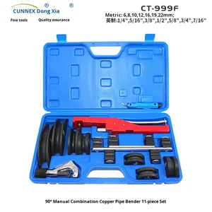 CT-999F 콤비네이션 파이프 벤더 6-<span class=keywords><strong>22mm</strong></span> 수동 알루미늄 합금 엔지니어링 플라스틱 구리 파이프 벤딩 도구 래칫 나일론 디스크 - Product Image 2