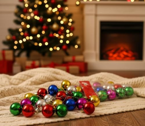 Boules de Noël artisanales en gros, fournitures promotionnelles pour fêtes, cadeaux, décorations de Noël en verre pour célébrations festives - Product Image 2