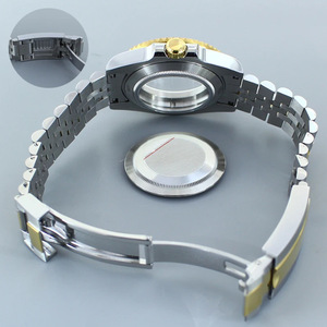 Boîtier de montre classique de luxe en acier inoxydable avec verre saphir et <span class=keywords><strong>lunette</strong></span> à 120 clics pour mouvement NH35/NH3 - Boîte incluse - Product Image 5