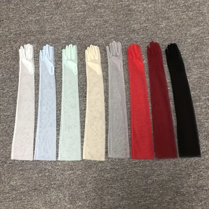 Factory Wholesale OEM Thin Mesh <strong>Glove</strong> Translucent Breathable <strong>Loose</strong> Long <strong>Gloves</strong> Wedding Bridal Dress <strong>Gloves</strong> - Product Image 5