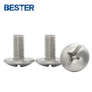 Paslanmaz çelik 304 316 tam iplik phillip-slot Pan kafa köpek noktası Taptite M2 iplik oluşturan plastik vida ve bağlantı elemanları - Product Image 1