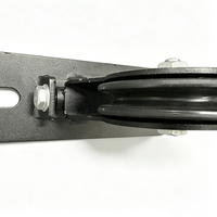 Système de poulie à câble en acier robuste et rotatif, fixation universelle pour rack de musculation pour entraînement de force à domicile DIY