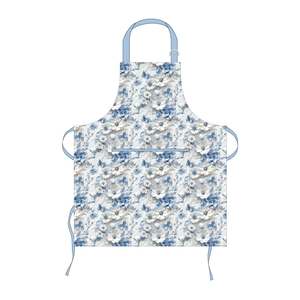 مريلة مطبخ قطنية مطبوعة بدون أكمام قابلة لإعادة الاستخدام ومقاومة للحرارة، زي شيف للجنسين مع جيب مضاد للاتساخ للطبخ والخبز - Product Image 3