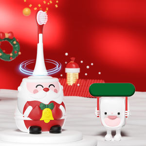 Black friday <span class=keywords><strong>Top</strong></span> vente père noël conception enfants usage domestique blanchiment des dents U forme IPX7 <span class=keywords><strong>brosse</strong></span> à dents électrique étanche - Product Image 3