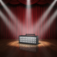 QSE Lighting DMX512 Spirit Storm 3*10pcs Projecteurs Laser à Matrice LED RGB 260W CRI 90 IP20 3200-6000K Dimmable pour Stades Sportifs