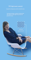 Coussin de soutien lombaire ergonomique en gel TPE personnalisé OEM pour dossier de voiture, rafraîchissant, antibactérien, amovible et lavable, directement de l'usine