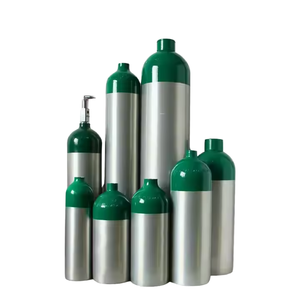 Approuvé CE M22 M60 M90 4L 10.5L 15.7L Portable médical <span class=keywords><strong>O2</strong></span> Aluminium Cylindre réservoirs d'air <span class=keywords><strong>bouteille</strong></span> d'oxygène - Product Image 2