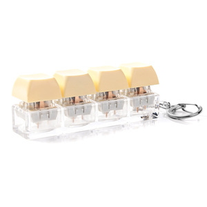 Mechanical Keyboard Switch Keychain Fidget <b>Toy</b> Stress Relief Sensory <b>Desk</b> Accessory Feel Portable Clicker for Office - Product Image 6