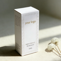 Boîte en carton personnalisée avec insert en plastique, logo privé, emballage cosmétique en carton blanc pour gloss et soins de la peau