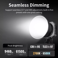ZHIYUN MOLUS G200 300W lumière de photographie professionnelle 2700K-6500K LED lumière vidéo APP contrôle caméra lumière Studio Photo lampe