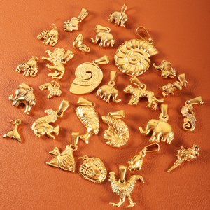 Dijes de Joyería de Moda, Dijes de Elefante para Hacer Joyas, Animales 3D, Concha de Tigre, Pendientes, Collar, Pulsera - Product Image 6