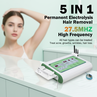 Épilateur Galvanique Thermolyse 2026 Gold Needle100 Blend Haute Fréquence 27.5mhz CE Professionnel pour Épilation par Électrolyse