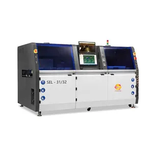 Electronic production machinery automatic preheating DIP lead free pcb welding smt selective wave soldering machine