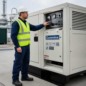 Groupe électrogène diesel conteneurisé refroidi par eau 500 kW 635 kVA 50 Hz 400 V pour l'alimentation de secours industrielle des usines industrielles lourdes - Product Image 2