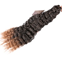 30 "cheveux de torsion de vague profonde tresses de crochet de vague d'océan extension de cheveux synthétiques de crochet cheveux en vrac de vague profonde