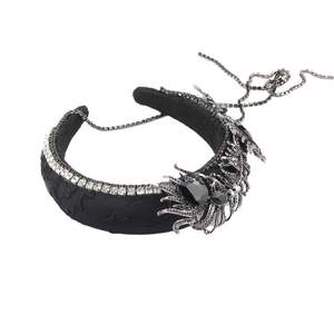 HOT Vintage Luxe Kristal Strass Spons Hoofdbanden voor Vrouwen Prom Haaraccessoires - Product Image 6