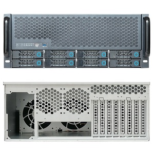 Zhenloong 4u 8 बे रैकेमाउंट हॉट स्वैप Hddds sas sas 19 "इंच रैक सर्वर चेसिस स्टोरेज 8 pci स्लॉट केस निरर्थक 1 + 1 800w - Product Image 1