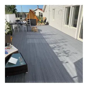 Outdoor Decking Materials Easy Deck Board Installation Terrace Wood composite WPC Decking