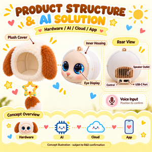 Peluche de Animal Robot Inteligente con Interacción de Juego y Cuentos para Regalo de Baby Shower, Servicio de Fabricante OEM - Product Image 4