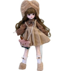 Muñeca BJD de Resina de 6 Pulgadas (30 cm) con Conjunto de Ropa de Princesa, Juguete de Vestir para Niñas, Ropa Completa para Muñecas Famosas en Internet - Product Image 5
