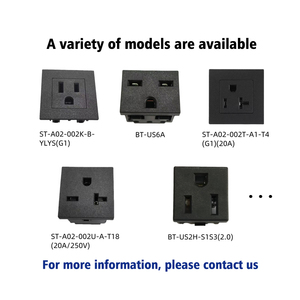 เต้ารับไฟฟ้าแบบติดตั้งใหม่ได้ 15A 125V NEMA 5-15R รูปทรงกลม - Product Image 6