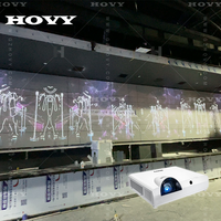 Système de projection vidéo murale holographique 3D professionnel, résolution maximale 2K, écran LCD, Wi-Fi intégré, portable, thème immersif