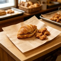 Papier alimentaire anti-graisse, feuilles de protection anti-graisse pour l'emballage alimentaire des restaurants