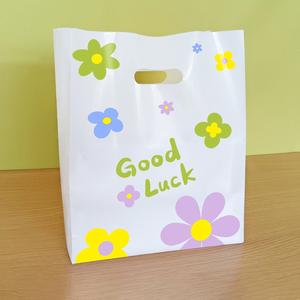 ถุงช้อปปิ้งพลาสติก PE แบบรีไซเคิลได้ออกแบบโลโก้ได้ตามต้องการสำหรับรองเท้าเสื้อผ้าการพิมพ์สกรีนสำหรับธุรกิจขายส่ง - Product Image 2