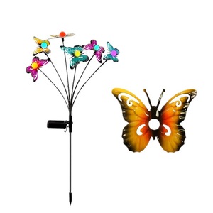Luces Solares de Jardín con Forma de Mariposa, Luces LED de Colores Cambiantes, Decorativas para Exteriores, Resistentes al Agua, Hechas en Quanzhou - Product Image 5