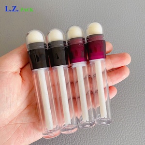 LZ Pack Stock vendita calda 6g gomma nera rossa fondotinta in polvere confezione Logo personalizzato correttore Stick tubo con testina in cotone - Product Image 6