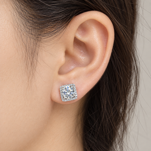 Orecchini a Perno Geometrici Rotondi per Donne, Design Semplice, Accessori per Orecchie da Indossare Quotidianamente - Product Image 2