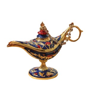Châu Âu <span class=keywords><strong>Aladdin</strong></span> Ma Thuật Đèn Nhỏ Có Nhu Cầu Đèn Đông Nam Á Phong Cách Đúc Áo giáp Trang Trí Cho Nhà Phòng Khách Cà Phê Kim Loại - Product Image 5