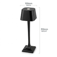 Station de recharge sans fil en gros pour fabricants, lampe de table sans fil rechargeable pour usage en restaurant