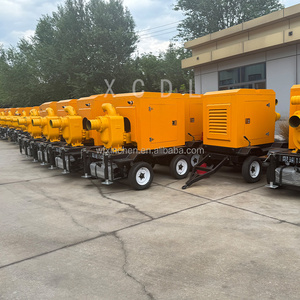 6 inch im lặng loại động cơ diesel Máy bơm nước 100 cho HP với tự động bắt đầu tùy chọn Nhà Máy Giá kiểm soát lũ - Product Image 5