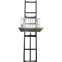 Plateforme élévatrice hydraulique personnalisable ZHONGXIANG de 2 à 9 mètres, commande par boutons 24V, garantie 1 an, utilisation facile pour entrepôt