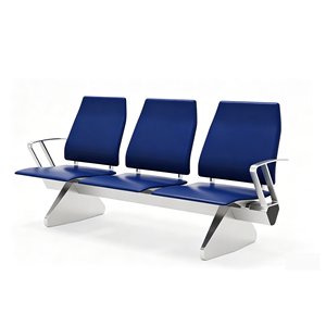 Silla de espera metálica conectada para estaciones de tren, aeropuertos, hospitales y centros de exposiciones - Product Image 2