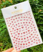 INTODIY oignon poudre arc autocollant en forme de coeur coeur étoile étoiles étincelantes saint valentin Art décoration autocollant pour résine artisanat