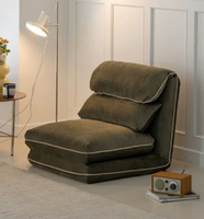 Canapé paresseux individuel inclinable, lit de sol pliant, simplicité moderne, pour salon, chambre, balcon