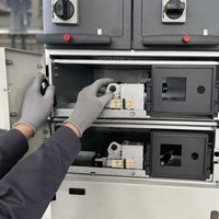 Armoire de commutation basse tension MNS avec assemblage de tiroirs, châssis en acier Aluzinc, dimensions personnalisées, fabrication OEM directe usine