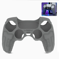 Coque souple de protection intégrale pour manette PS5, antidérapante, anti-transpiration, en silicone, pare-chocs anti-chute pour manette PlayStation 5