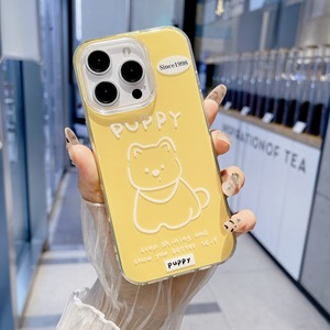 <span class=keywords><strong>Coque</strong></span> de téléphone personnalisée avec logo d'appareil photo pour <span class=keywords><strong>IPhone</strong></span> 16/15/14/13/12/<span class=keywords><strong>11</strong></span> <span class=keywords><strong>Pro</strong></span> <span class=keywords><strong>Max</strong></span> Puppy DesignCoque de téléphone de luxe en TPU - Product Image 4