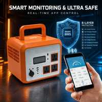 Station d'alimentation portable 1152Wh 360000mAh 19.2V 60Ah, générateur solaire, stockage d'énergie extérieur pour ordinateur portable, CPAP, camping, voyage, alimentation de secours