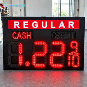 <span class=keywords><strong>Panneau</strong></span> d'affichage numérique personnalisé pour prix <span class=keywords><strong>de</strong></span> carburant LED extérieur, norme américaine, pour station-service - Product Image 5